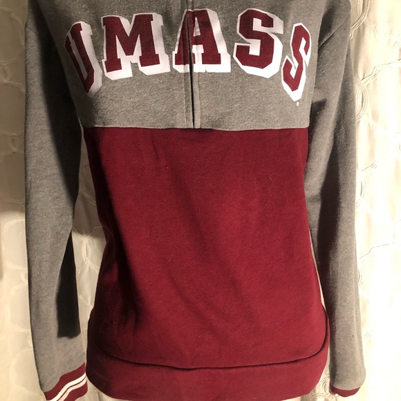 💗 PINK 💗Half-zip💗UMASS💗XS💗 AMHERST💗BOSTON - Picture 11 of 15